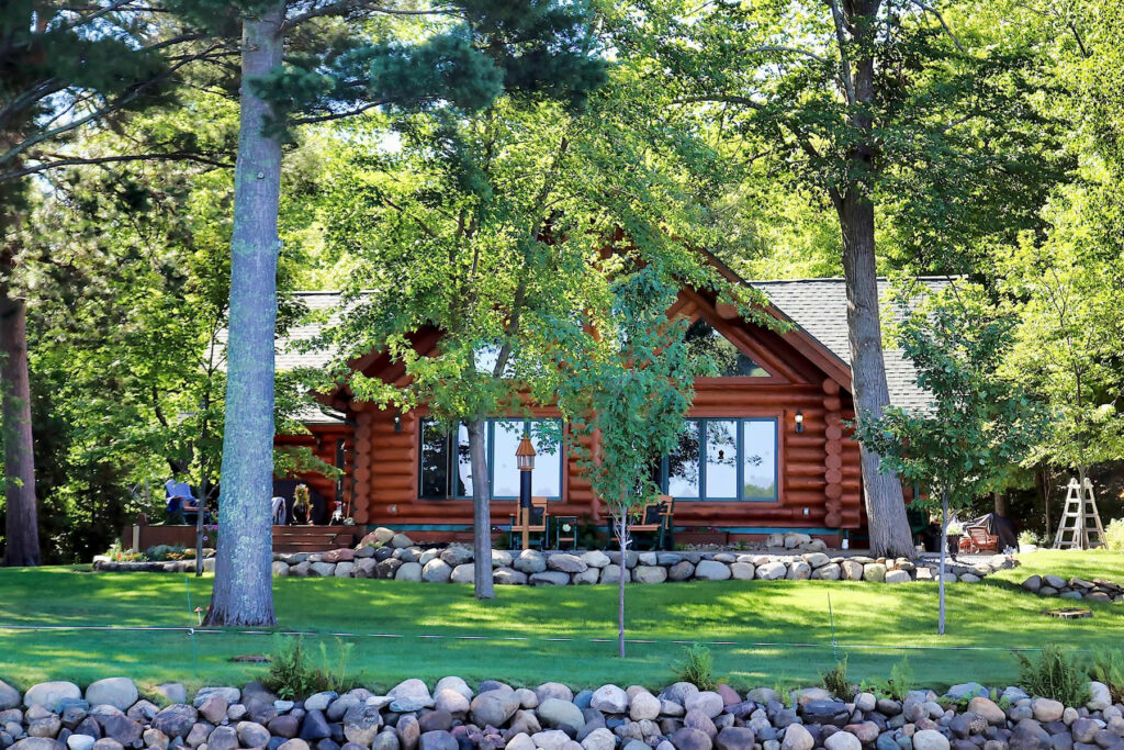 Yellowstone Log Homes log home exterior 4344