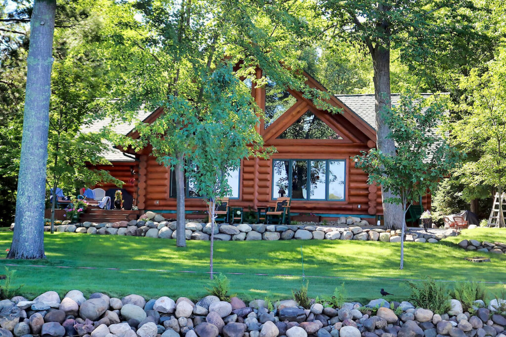 Yellowstone Log Homes log home exterior 4346