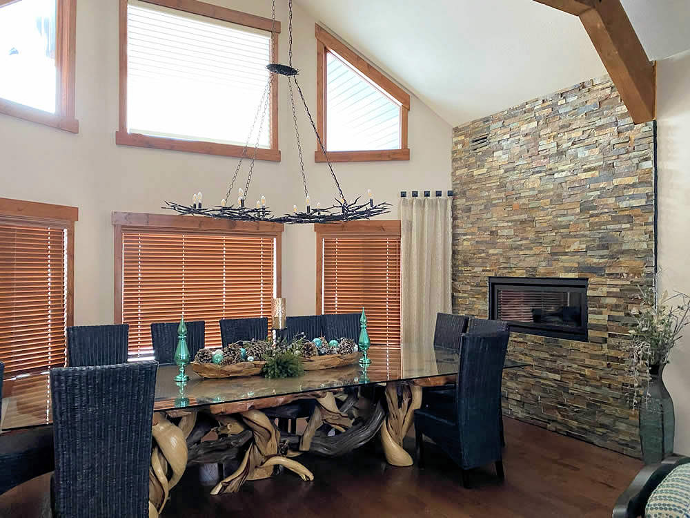 yellowstone-log-homes-interior-design-elements-custom-log-glass-table-legs-2